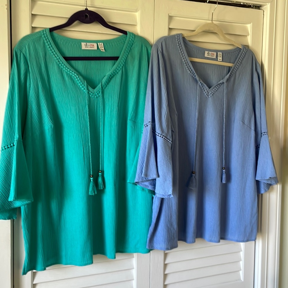 Denim & Co Tops, 1X